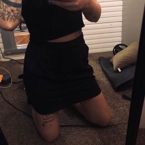 Slazenger black golf skirt